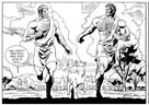 Kallikrates and Ioannes run with their dog Cerberus as Kal's father and Ioannes trainer talk